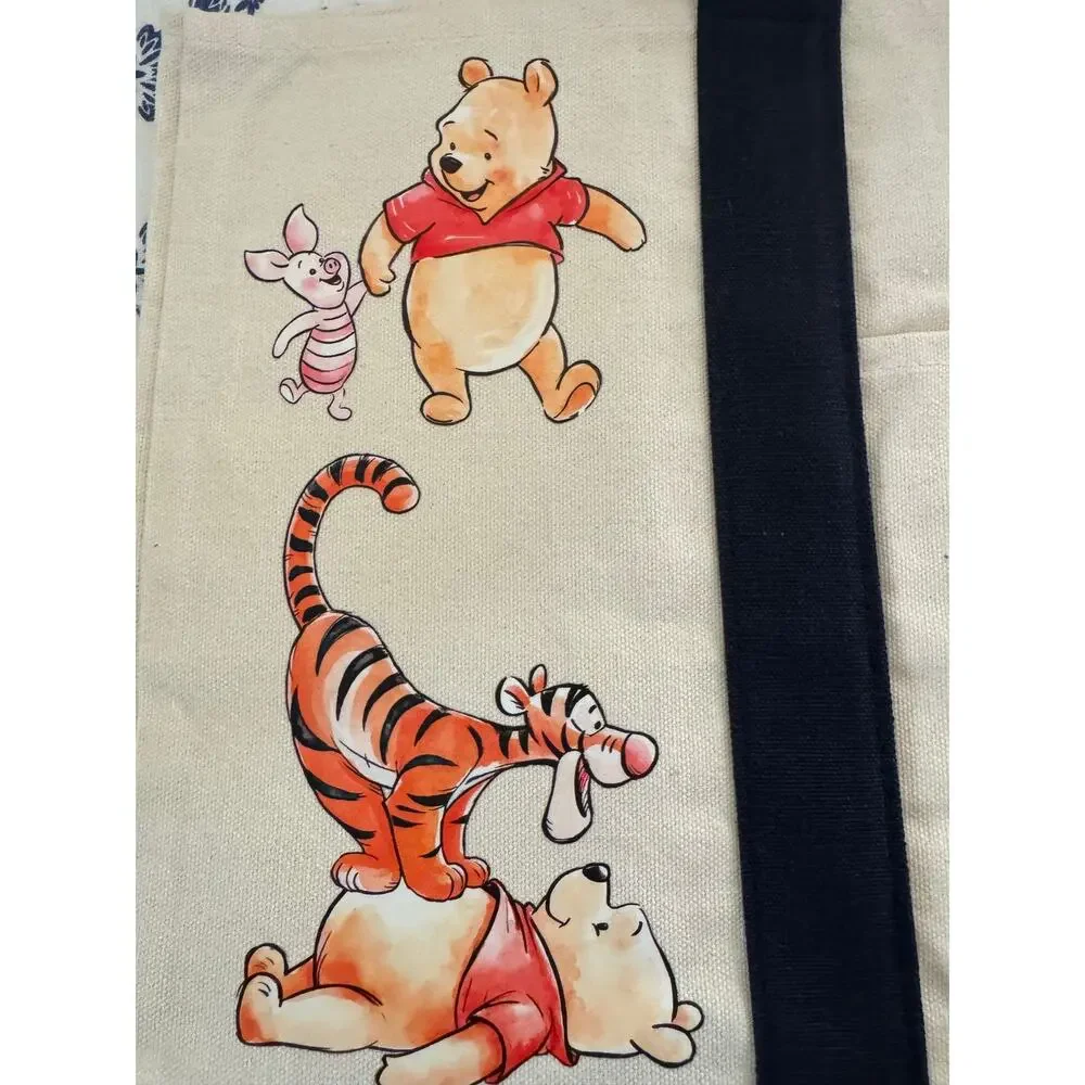 Disney Winnie Pooh Tigger Eeyore Piglet Large Custom Made Trader Joes Mini Tote